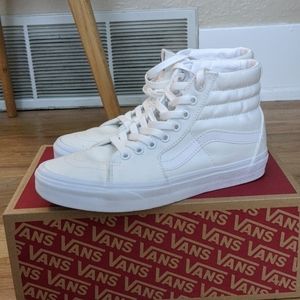 Vans Canvas Sk8-Hi - True White